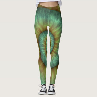Leggings Cubes bleu Aqua 3D géométriques