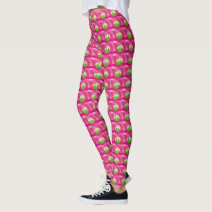 Leggings Cupcakes Sucrés Rose et Verts