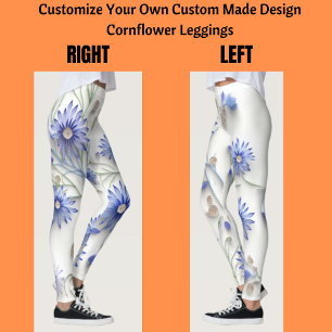 Leggings Customisez votre propre design personnalisé Fleur 