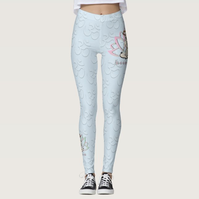 Leggings CUT CHÈQUE YOGA | Namaste GetYerGoat™ (Devant)