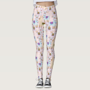 Leggings Cute Alpaca Motif sans mer