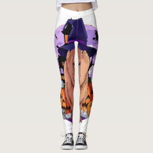 Leggings Cute Capybara Halloween sorcier Citrouille Sweatsh