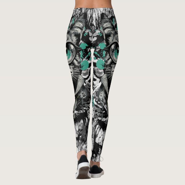 Leggings Cute Chat - Légendes de chat (Dos)
