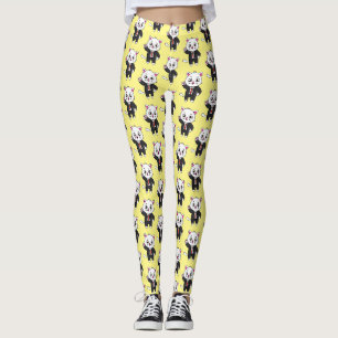 Leggings Cute chaton chat en costume d'affaires dessin anim