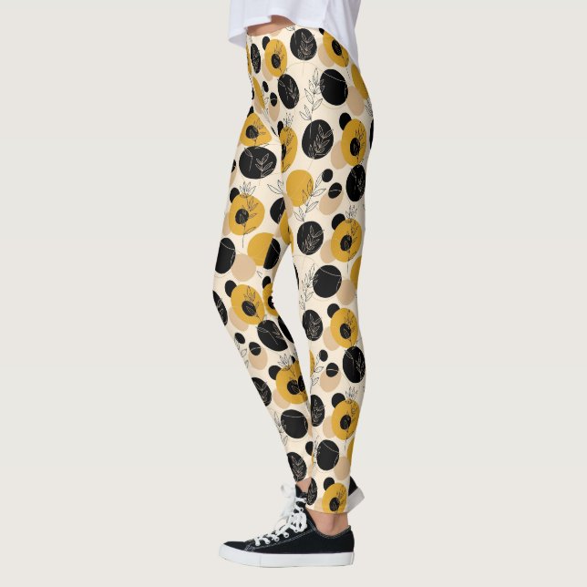Leggings Cute Modern tiled pattern  (Gauche)