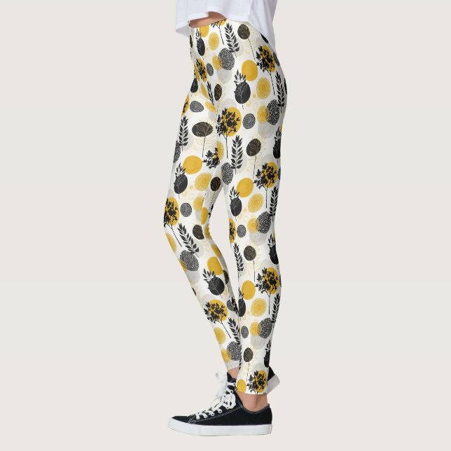 Leggings Cute Modern tiled pattern (Gauche)
