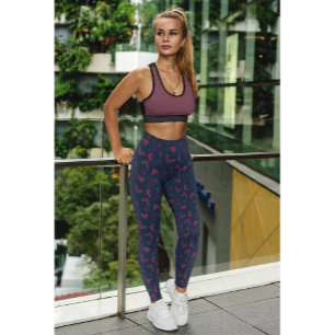 Leggings Cute Purple Entraînement Yoga Légendes serrées