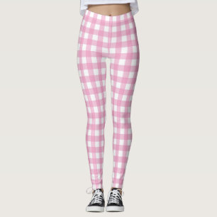 Leggings Cute Rose En vichy Femmes Legs