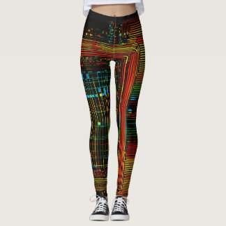 Leggings Cyber-flux : diffusion de données en continu