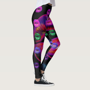 Leggings Cyber Lèvres Vénus - Mes lèvres R 4 U. Multiplié.