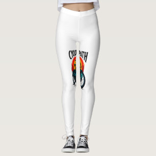 Leggings Cycopath : Vélo énergétique avec le soleil couchan