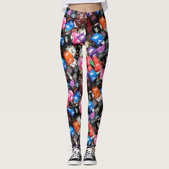 Leggings d20 légumineuses à dés (Devant)