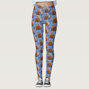 Leggings d'abeille de miel