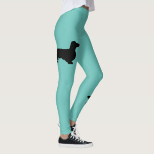 Leggings Dachshund Poil Long - Silhouette 1