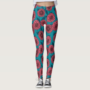 Leggings Dahlias