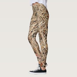 Leggings d'aiguilles de pin Abstraites