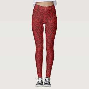 Leggings Damas rouge