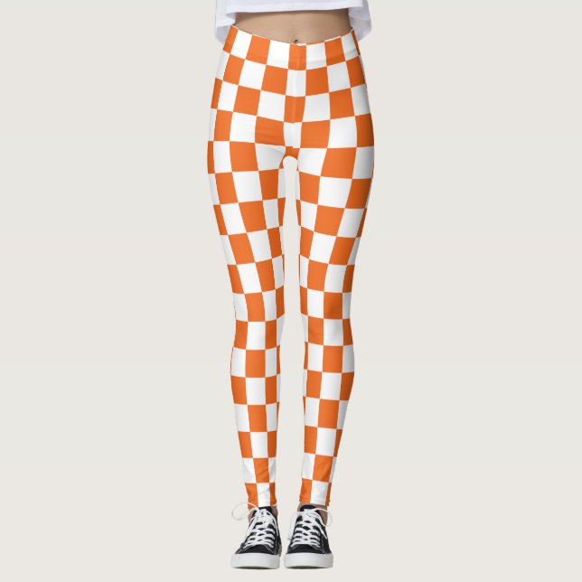 Leggings Damier orange (Devant)