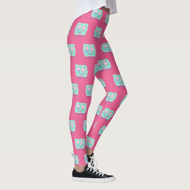 Leggings Dance Like No One is Watching Happy Dancing Pigs   (Droite)