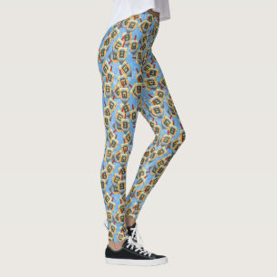 Leggings Dancing Dreidels pour Hanoukka