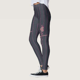 Leggings Dans une jambe de coeur