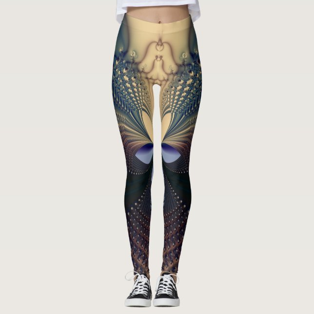 Leggings Danser sur une jambe de pin (Devant)