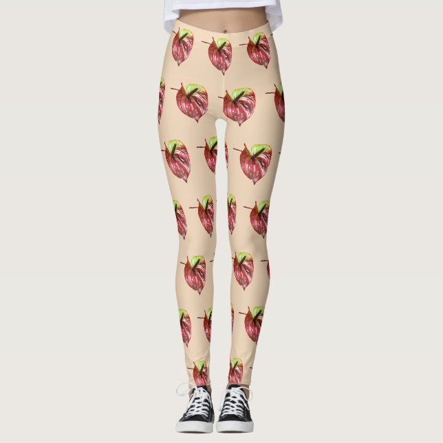Leggings d'anthérium (Devant)