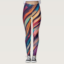 leggings d'art abstrait.