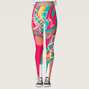 Leggings d'art Abstrait