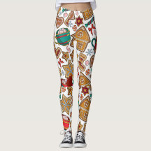 Leggings de biscuits de vacances