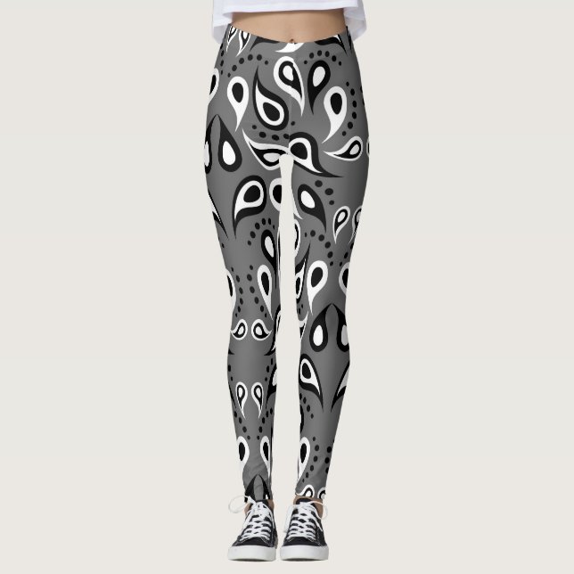 leggings de cachemire gris (Devant)