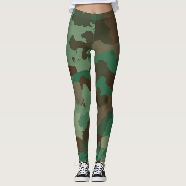 leggings de camouflage militaire (Devant)