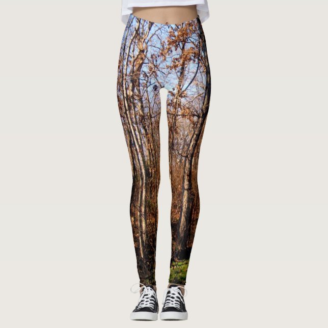 Leggings de camouflage Motif d'arbre (Devant)