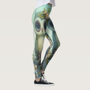 Leggings de chouette de bébé - mignonne
