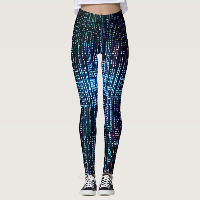 Leggings de code matriciel (Devant)