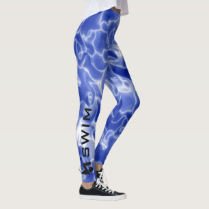 Leggings de conception de natation