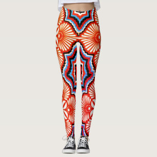 Leggings de conception numérique 3D colorés - Parf