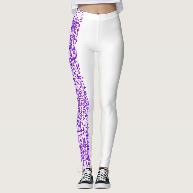 Leggings de cortex Nissl (Violet de crérésil) (Devant)