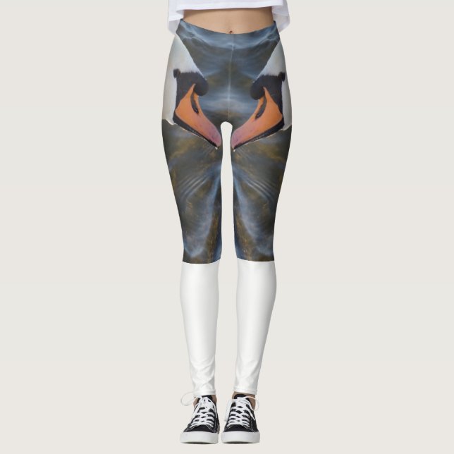 Leggings de cygne blanc (Devant)