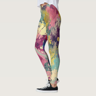 Leggings de designer à motif défaillant