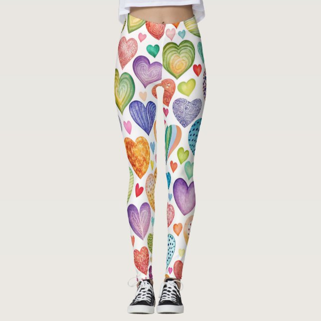 Leggings de designer avec un modèle de leggin défa (Devant)