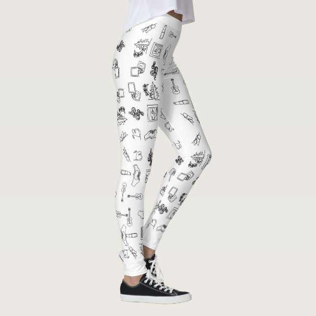 Leggings de dessin de ligne Taylor Eras (Droite)