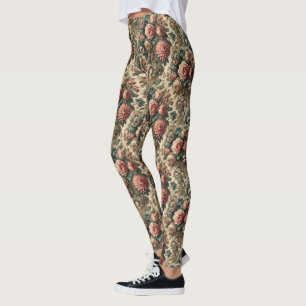 Leggings De Fang & Flourish - Victorien gothique