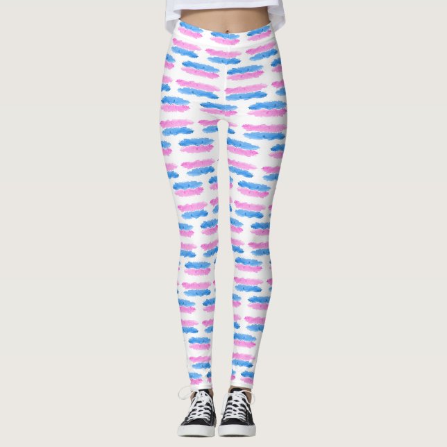 Leggings de fierté transgenre (Devant)