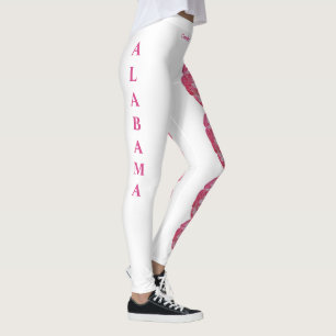 Leggings de fleurs de l'état de Camellia en Alabam