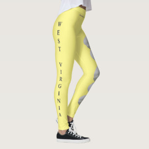 Leggings de fleurs Rhododendron de l'État de Virgi