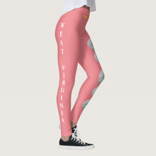 Leggings de fleurs Rhododendron de l'État de Virgi
