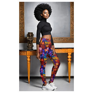 Leggings de fusion florale