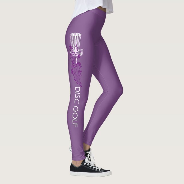 Leggings de golf sur disque violet (Droite)