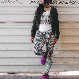 Leggings de graffitis de rue - Amusants